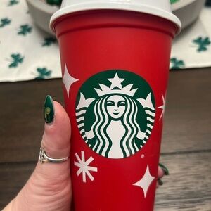 Starbucks 25th Anniversary Red Tumbler